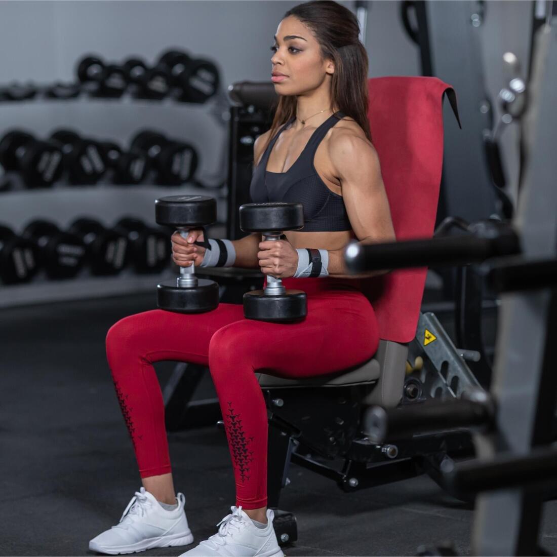 Weight Training Wrist Wrap Strap, Grey, No Color, large image number 6