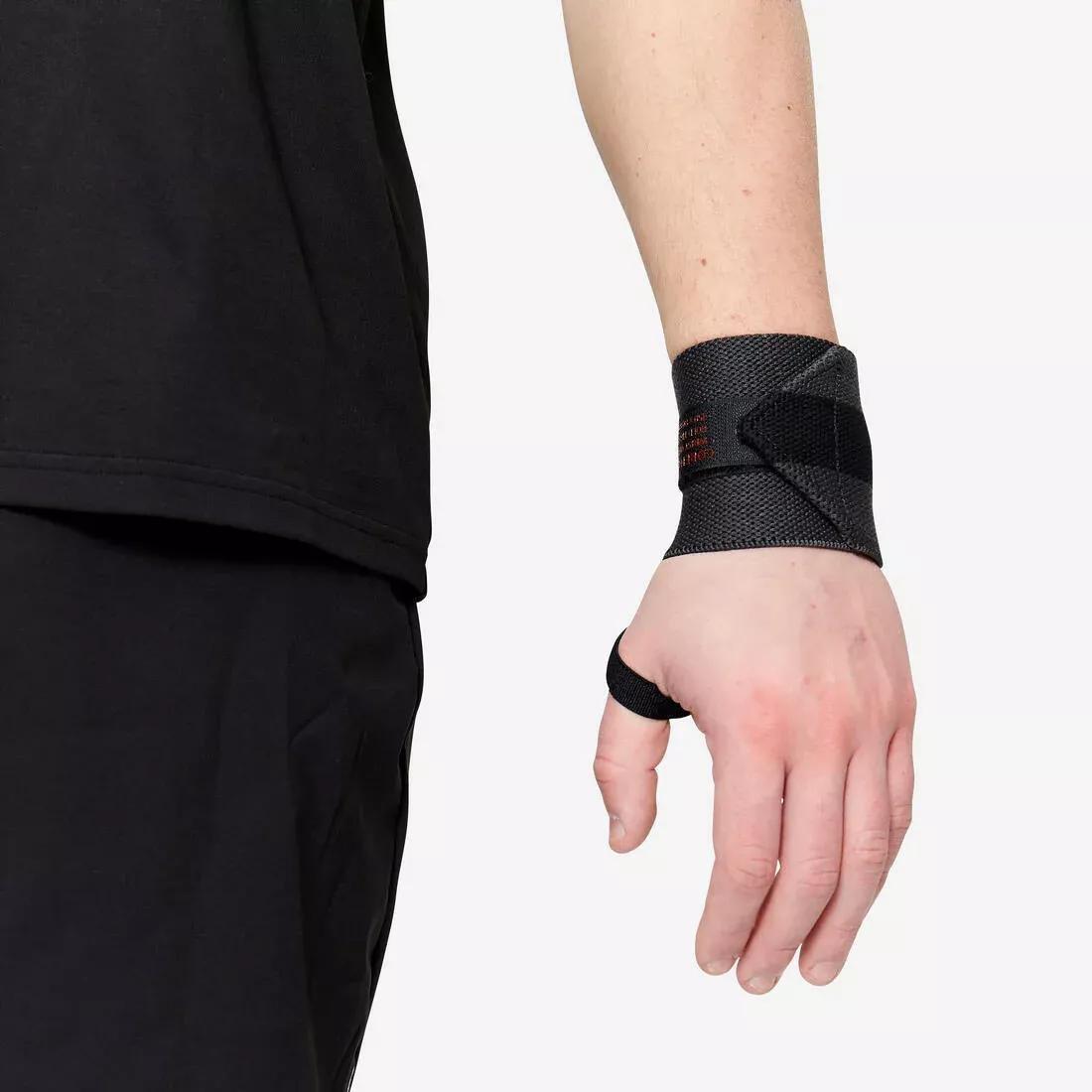 Weight Training Wrist Wrap Strap, Carbon Grey, No Color, large image number 11