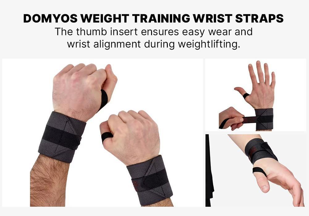 Weight Training Wrist Wrap Strap, Carbon Grey, No Color, large image number 18