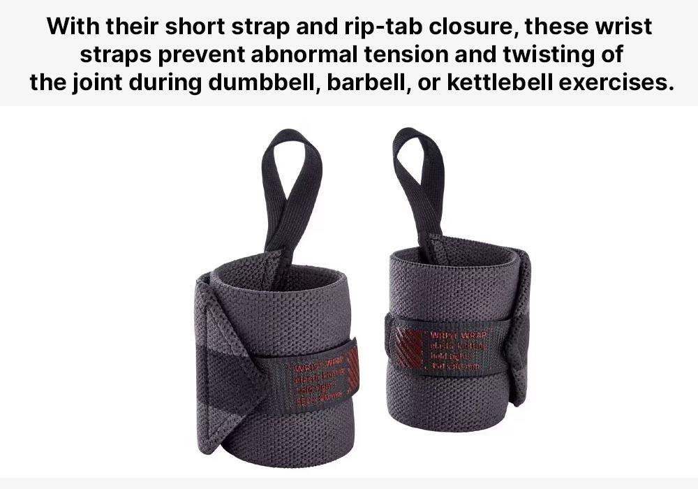 Weight Training Wrist Wrap Strap, Carbon Grey, No Color, large image number 19