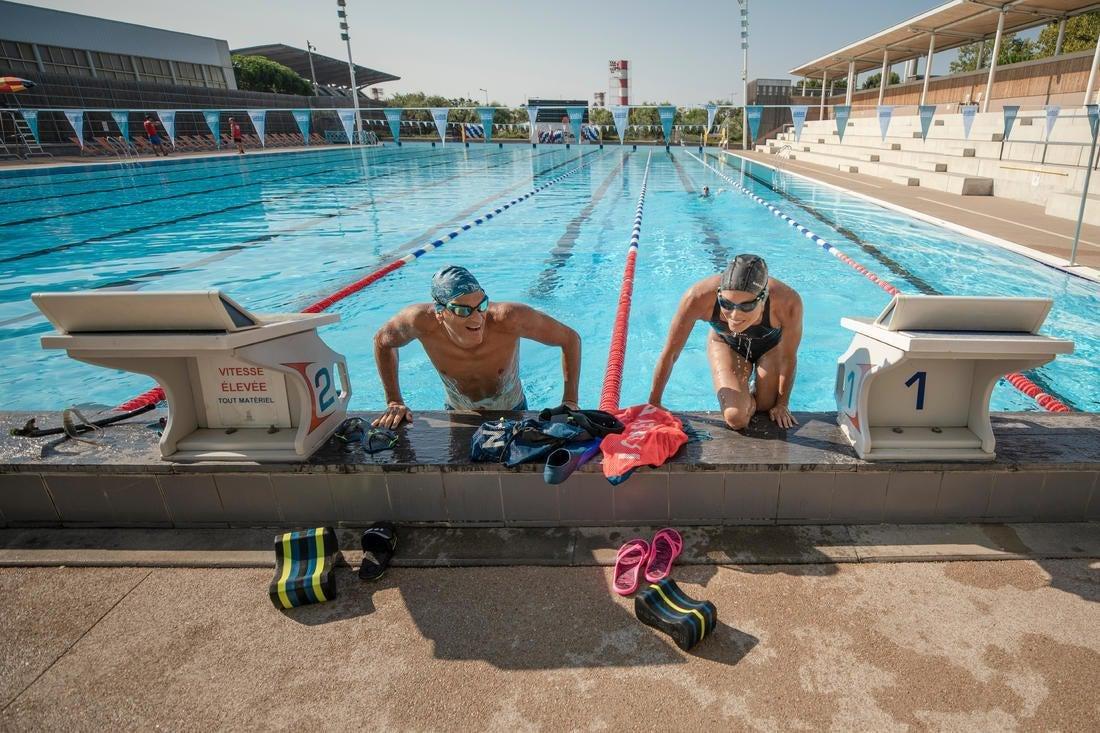 Kids' Swimming Goggles Spirit Smoked Lenses, Blue, No Color, large image number 12