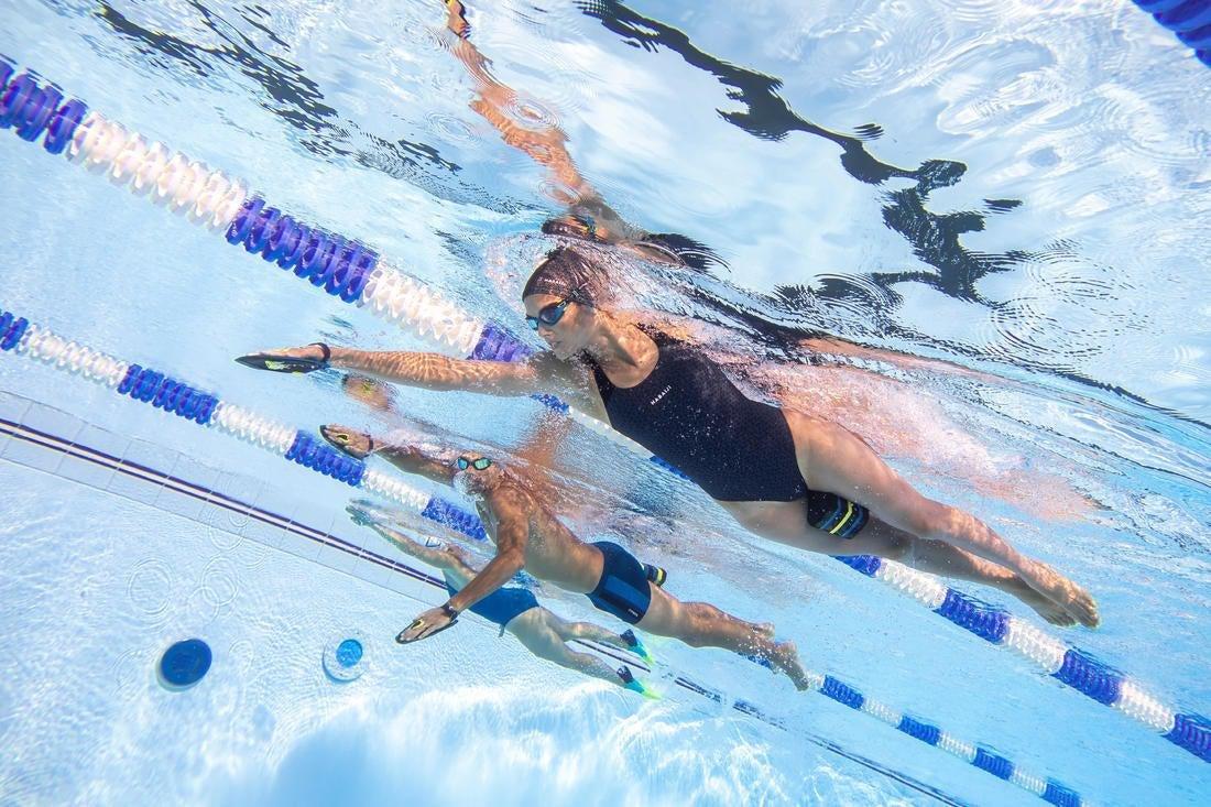 Kids' Swimming Goggles Spirit Smoked Lenses, Blue, No Color, large image number 14