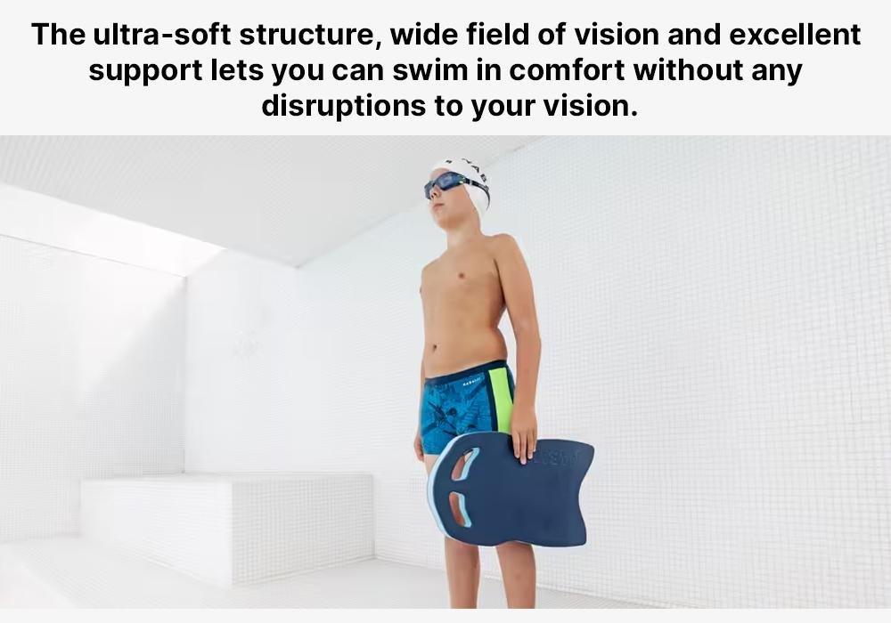 Kids' Swimming Goggles Spirit Smoked Lenses, Blue, No Color, large image number 19