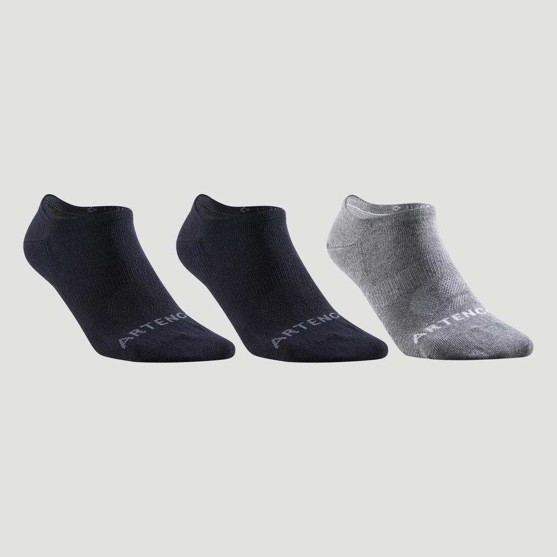 Unisex Low Sports Socks - Tri-Pack Rs 160, White, , large image number 3