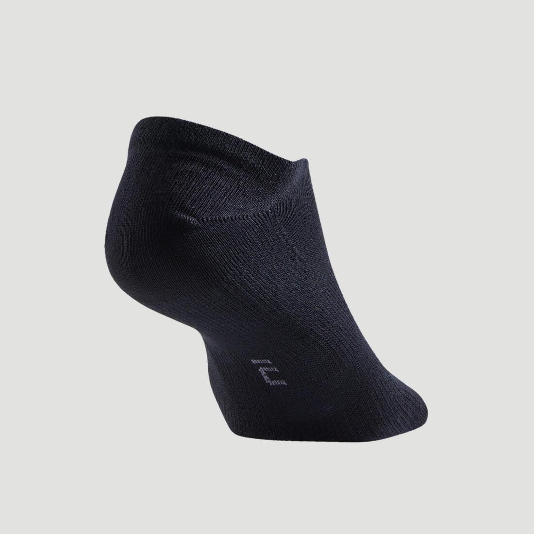 ARTENGO - Low Sports Socks Tri-Pack Rs 160, Black