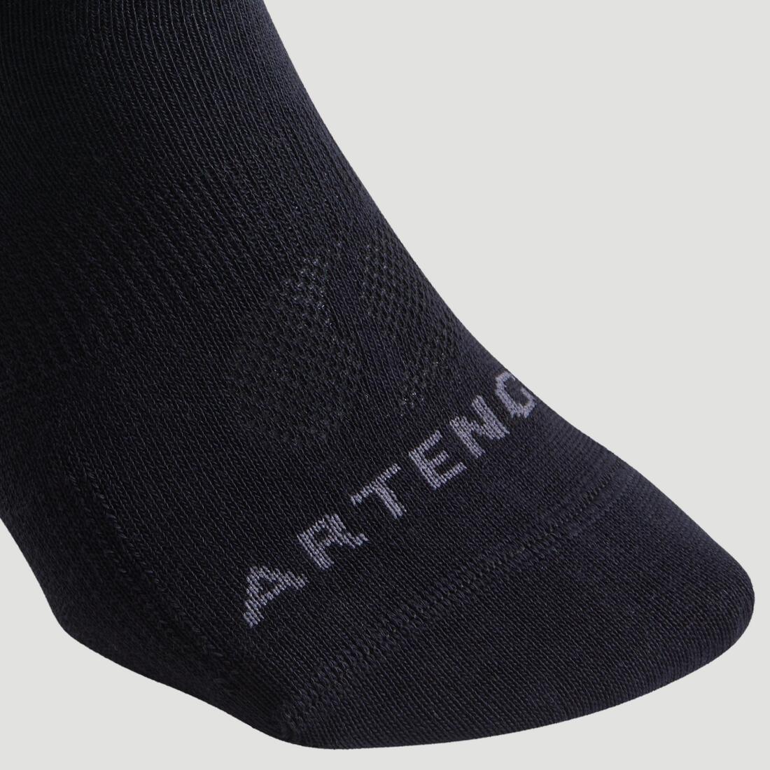 ARTENGO - Low Sports Socks Tri-Pack Rs 160, Black