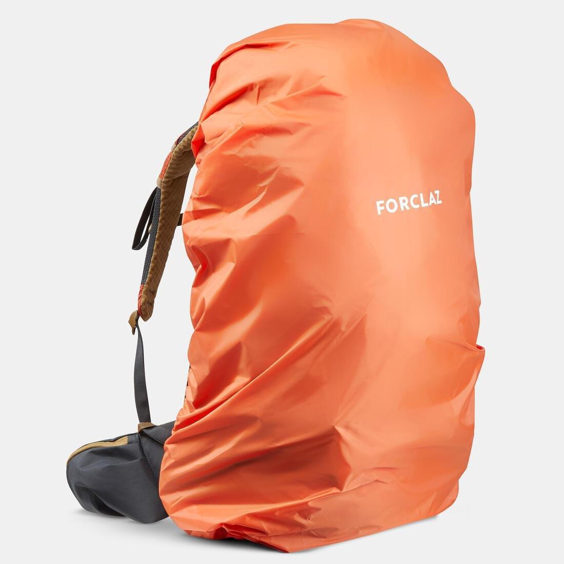 COPPER BROWN Men's Trekking Backpack 60+10 L - MT500 AIR, No Color, large image number 12