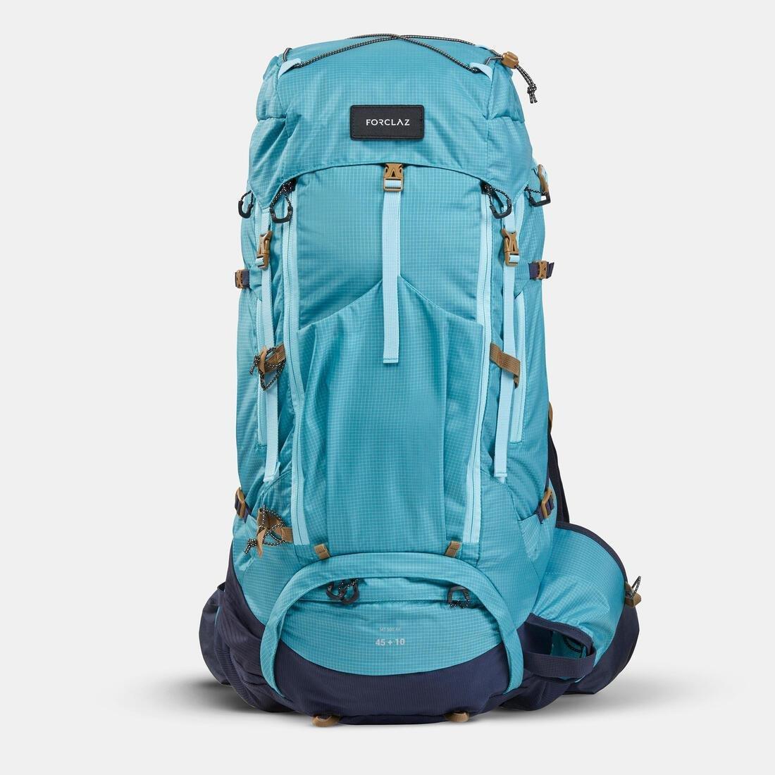 PURPLE Women's Trekking Backpack 45+10 L - MT500 AIR, No Color, large image number 1