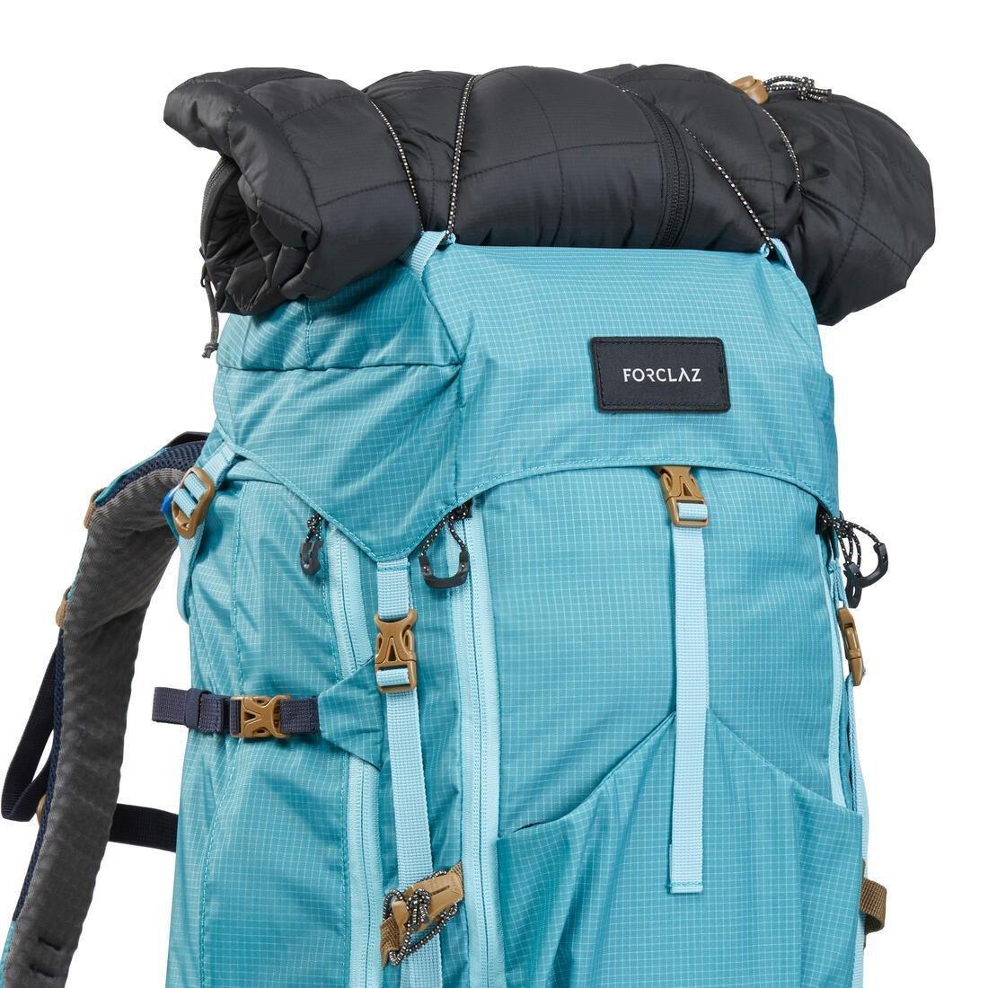 FORCLAZ - Women's Trekking Backpack 45+10 L - MT500 AIR, BLUE GREY