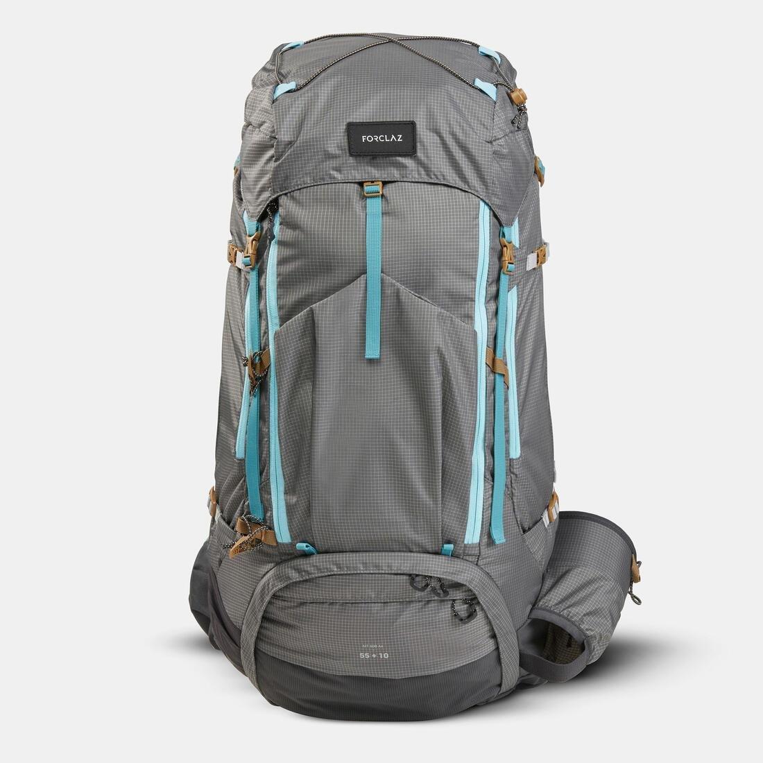 FORCLAZ - Women's Trekking Backpack 55+10 L - MT500 AIR, Granite