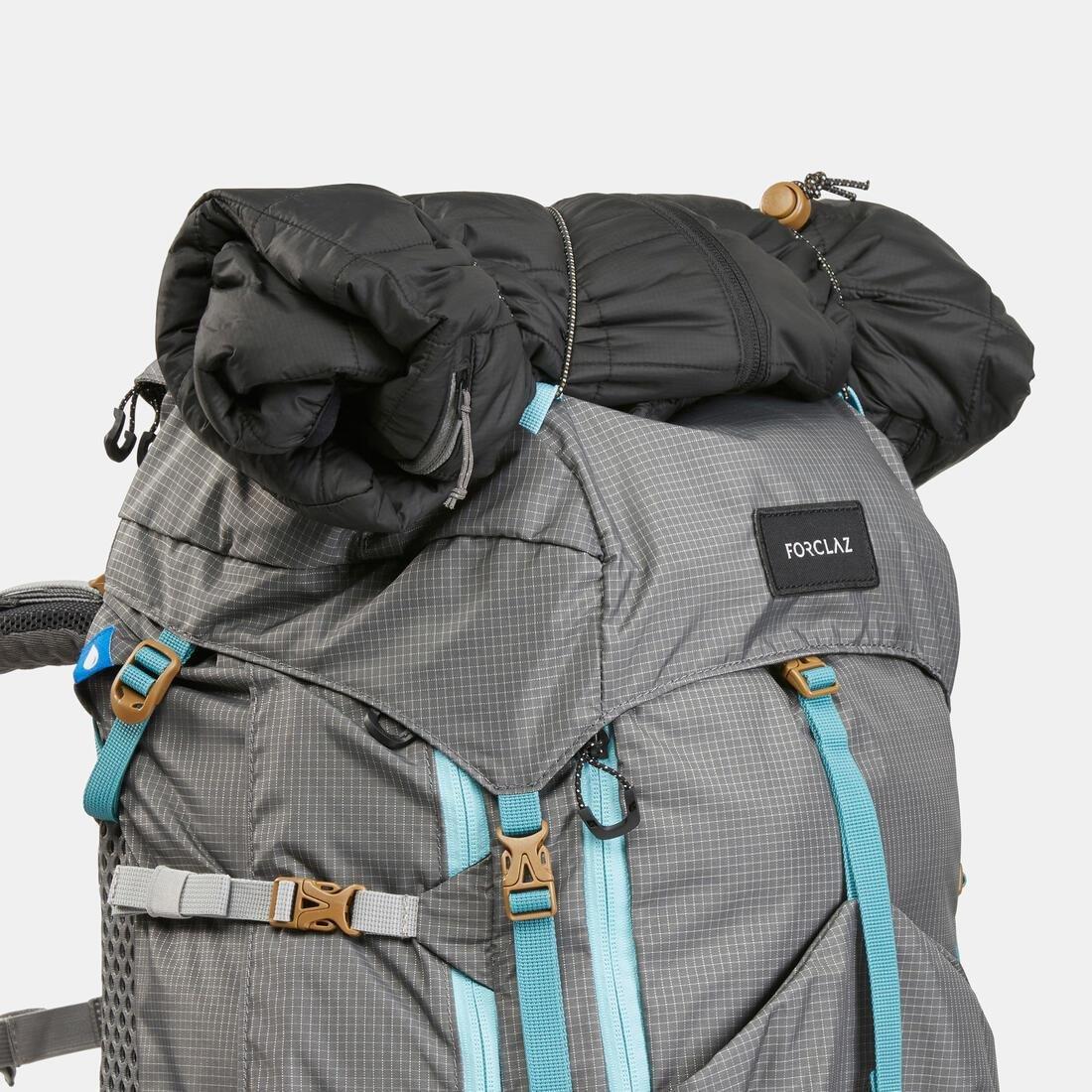 Women Trekking Backpack 55+10 L - Mt500 Air, Grey, No Color, large image number 10