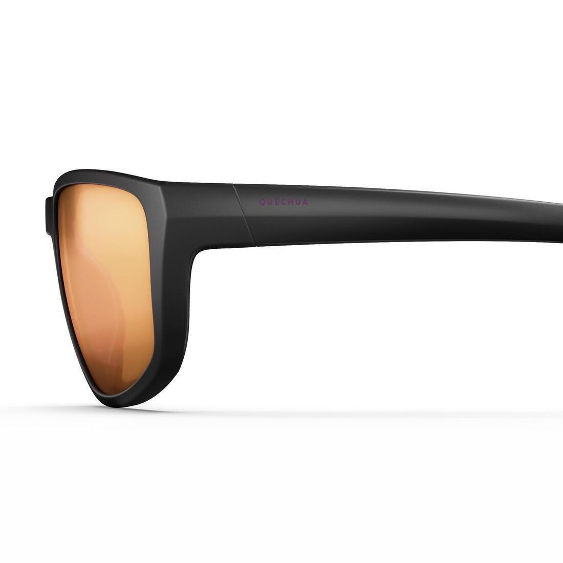 Women's   Hiking Sunglasses - Mh550W - Category 3, Carbon Grey, No Color, large image number 2