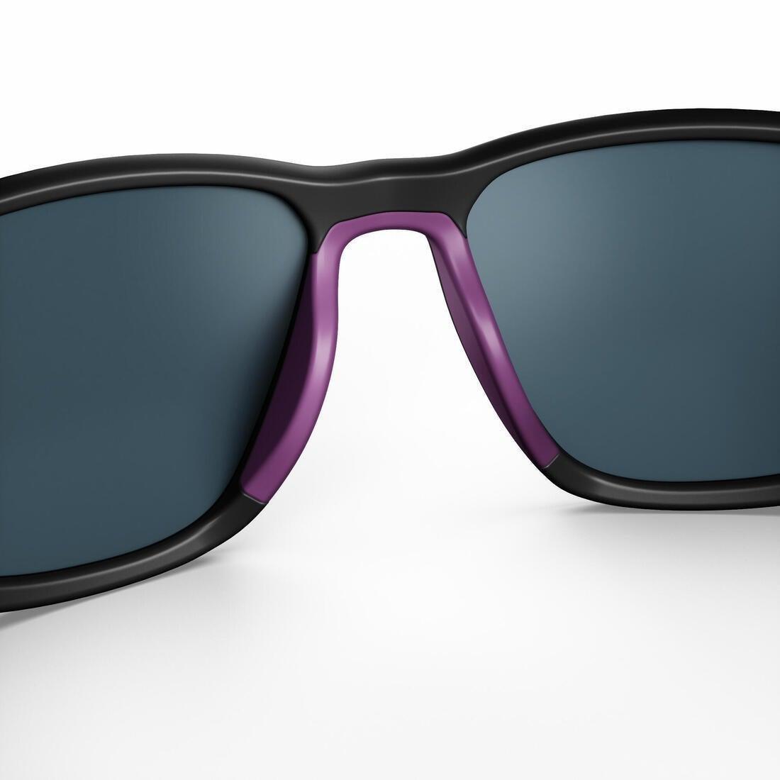 Women's   Hiking Sunglasses - Mh550W - Category 3, Carbon Grey, No Color, large image number 3