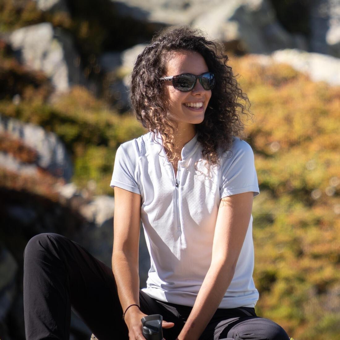 Women's   Hiking Sunglasses - Mh550W - Category 3, Carbon Grey, No Color, large image number 9