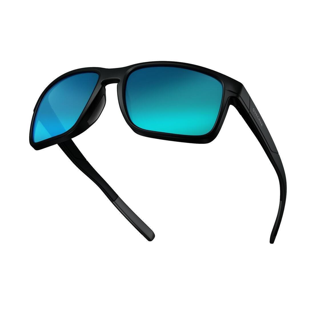 QUECHUA - Adults Sunglasses, Category 3, Black