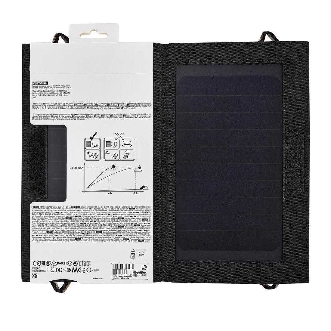 FORCLAZ - Portable Usb Solar Panel - Slr 500 - 10W