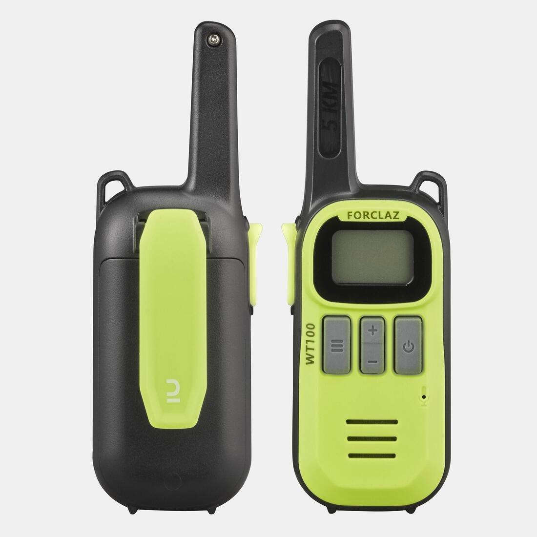 DEFAULT Pair of USB rechargeable walkie talkies - 5 km - WT100, , large image number 2
