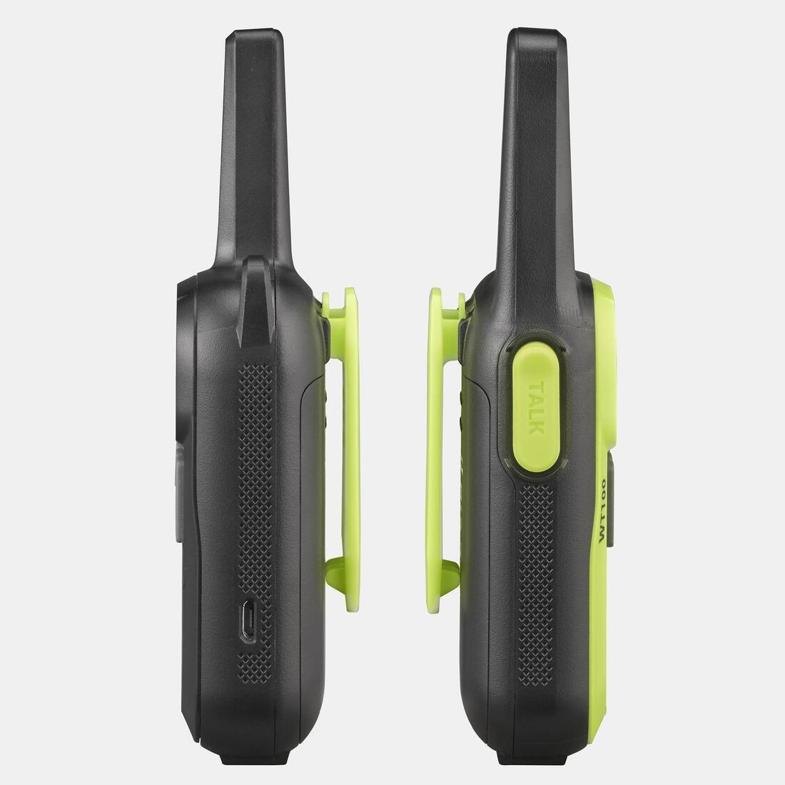 DEFAULT Pair of USB rechargeable walkie talkies - 5 km - WT100, , large image number 4