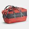 FORCLAZ - Waterproof Trekking Carry Bag - 80 L to 120 L - DUFFEL 900 EXTEND WP, Brick red