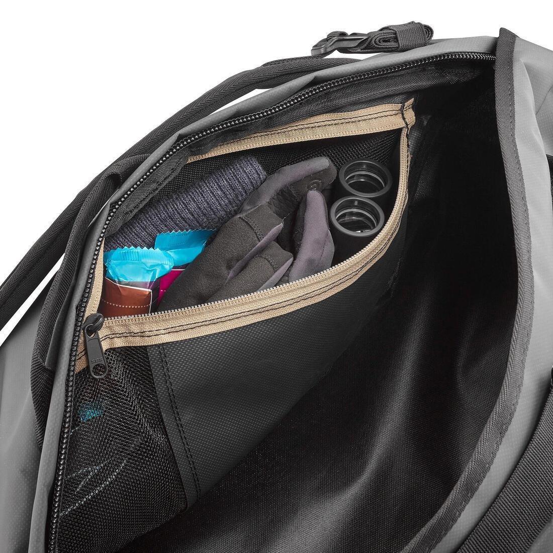 Trekking Duffel Bag - Duffel 100 Basic, Carbon Grey, No Color, large image number 7
