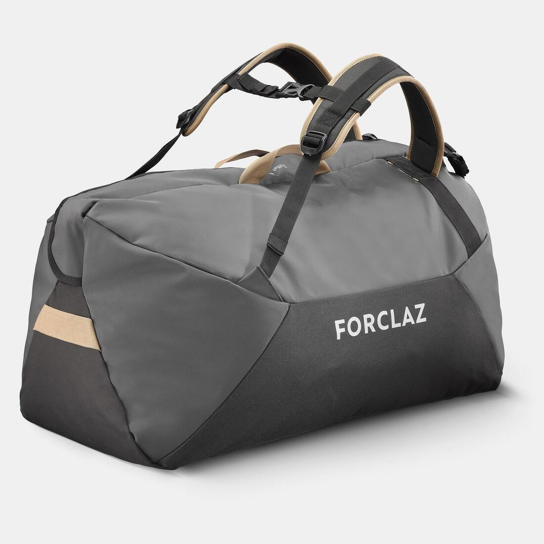 Trekking Carry Bag - 100 L - Duffel 100 Basic, Carbon Grey, No Color, large image number 3
