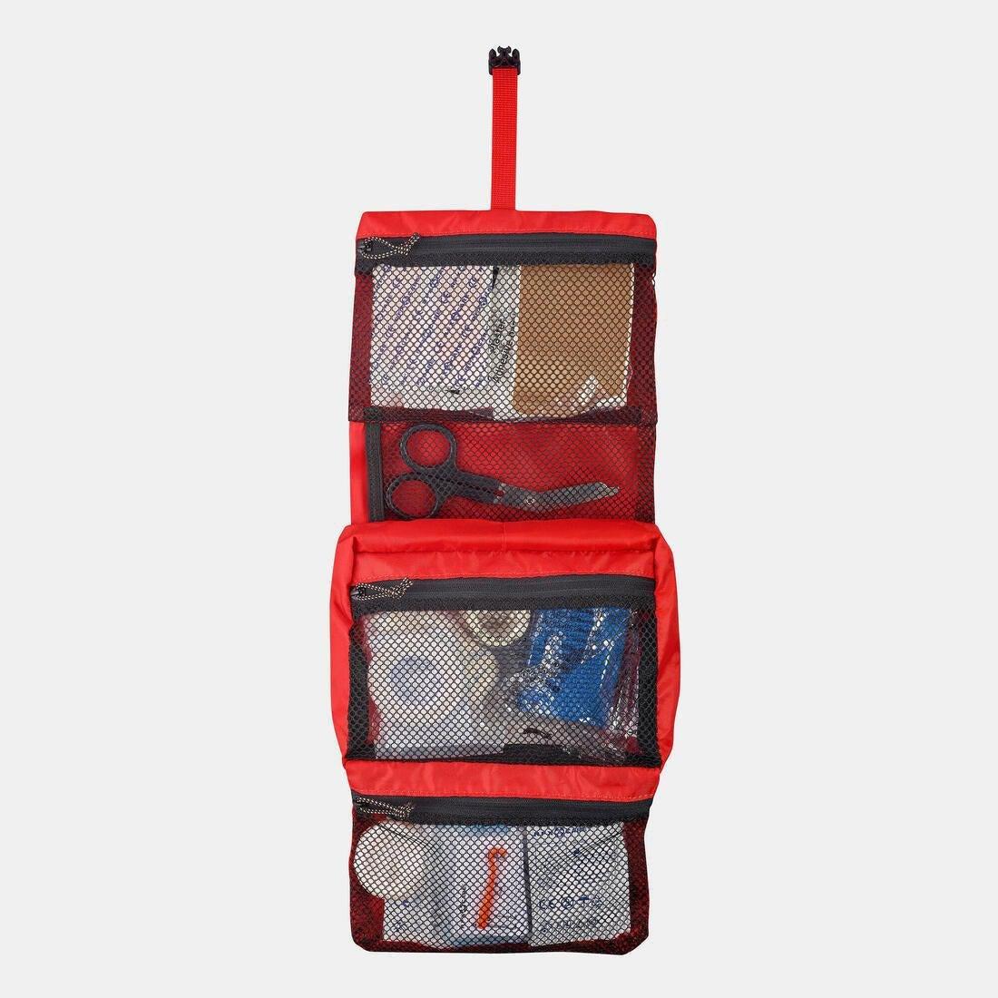 FORCLAZ - 500 Ul Emergency First Aid Kit 47 Piece, Red