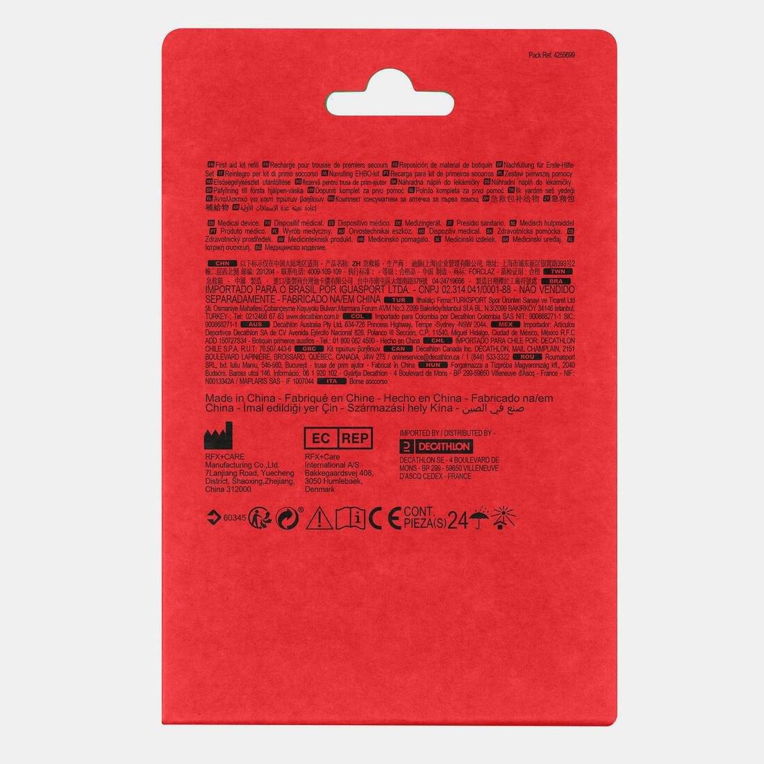 First Aid Kit Refill - 24 Piece Title, Red, No Color, large image number 1