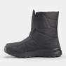 QUECHUA - Women Warm Waterproof Snow Hiking Boots - Sh100 Velcro, Black