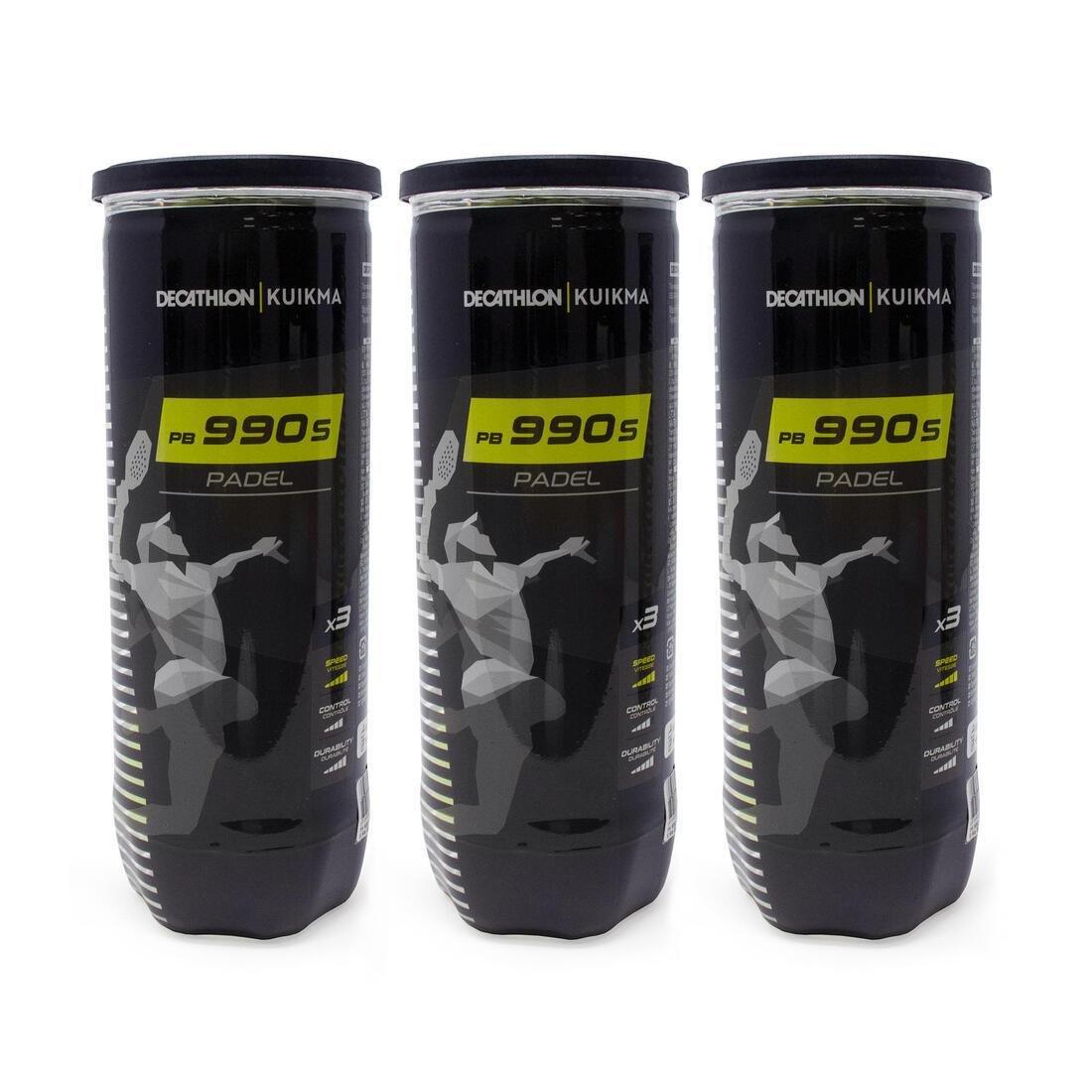 DEFAULT Padel Ball PB 990 Speed x 3 Tri-Pack, No Color, large image number 0