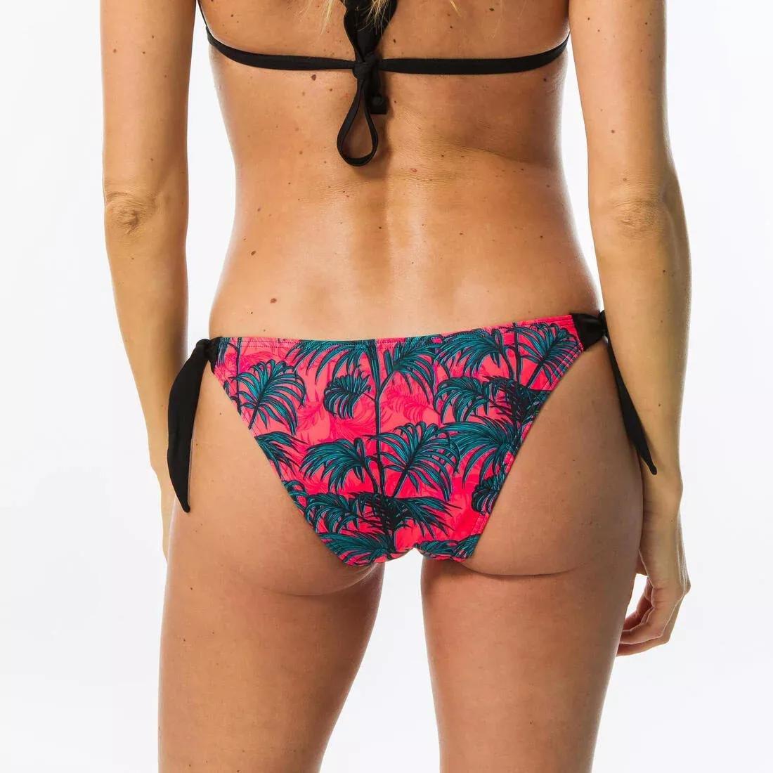 Extra S  Sabi WakuWomen's   Swimsuit Bottom Notched And Knotted, Pink, No Color, large image number 2
