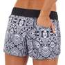 OLAIAN - Women's Boardshorts With Elasticated Waistband And Drawstring Tini Colorb, Black