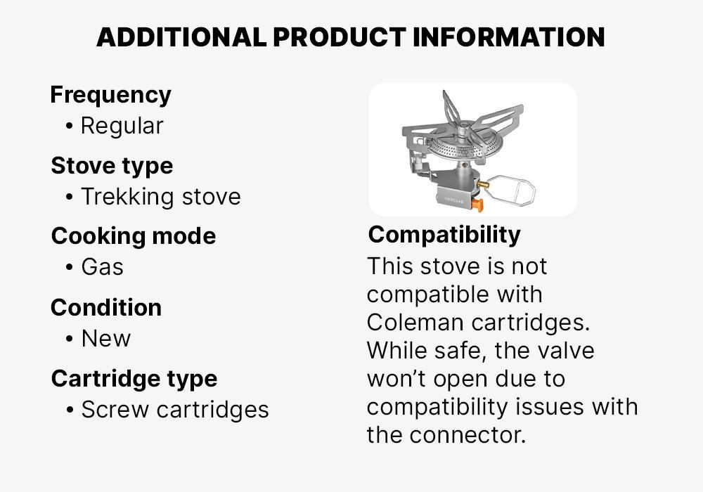 Gas Stove With Piezo - Trek 100, No Color, medium