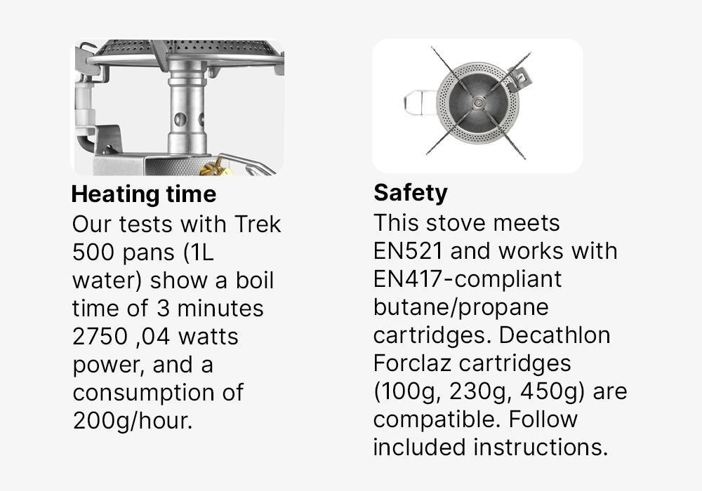 Gas Stove With Piezo - Trek 100, No Color, medium