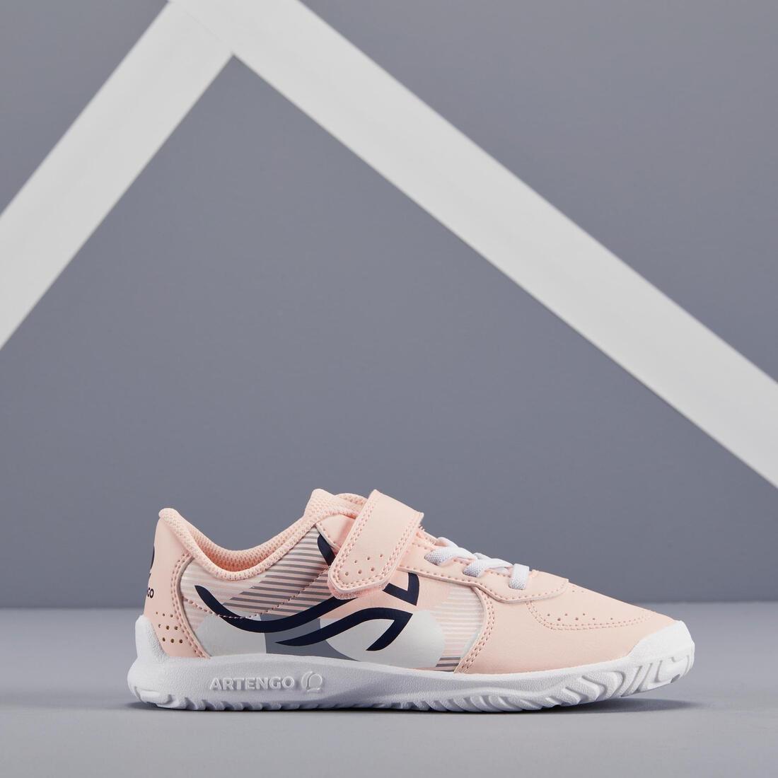 Kids' Tennis Shoes TS130, Fluo Pale Peach, No Color, medium