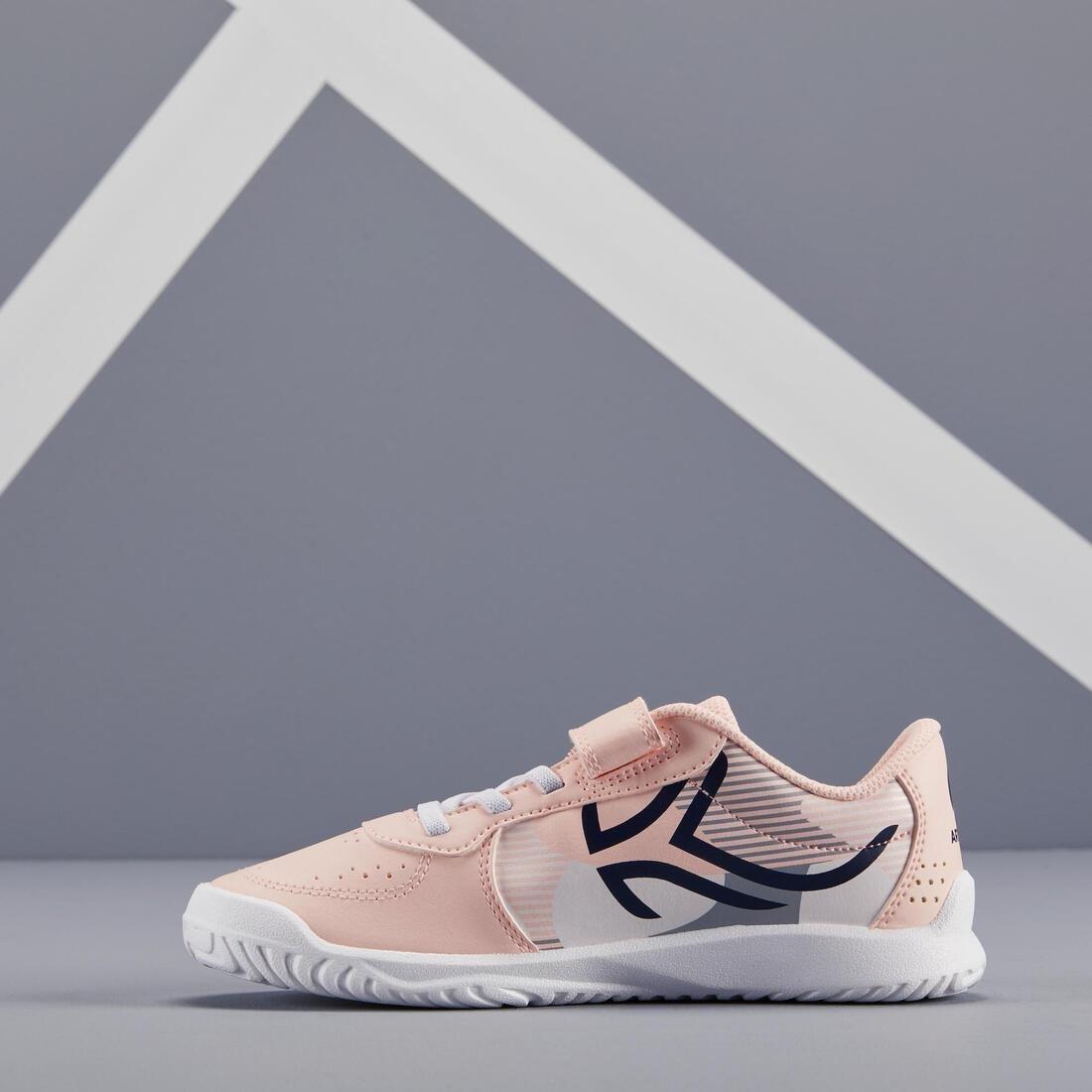 Kids' Tennis Shoes TS130, Fluo Pale Peach, No Color, large image number 3