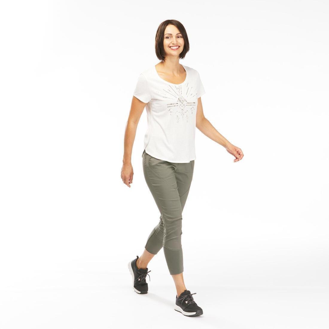 Women's Country Walking T-shirt, NH500, Frozen Cedar, , large image number 13