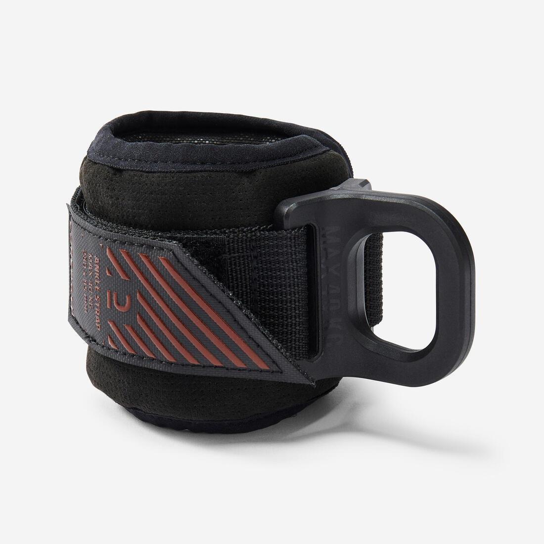 Weight Training Ankle Strap, Black, No Color, large image number 0