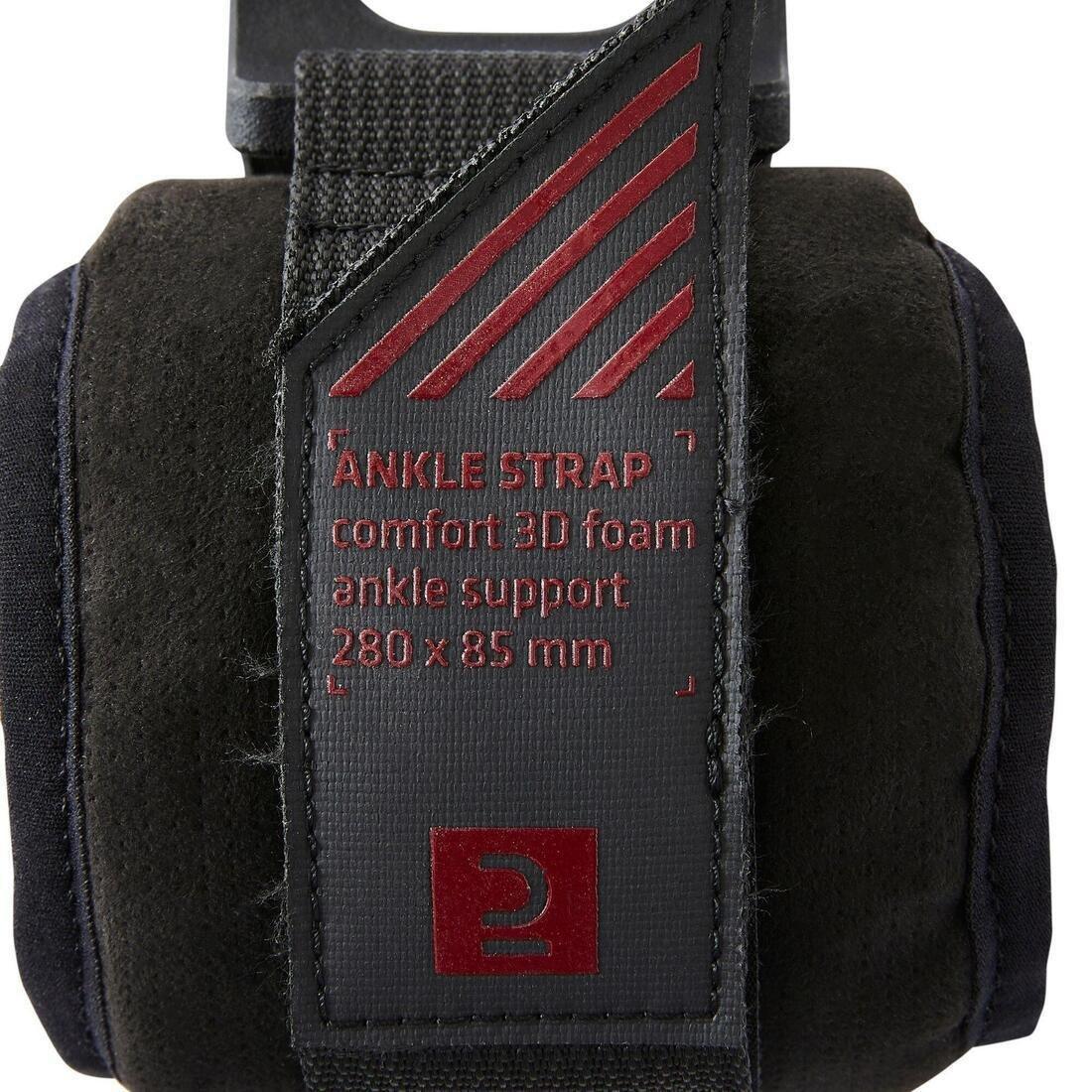 Weight Training Ankle Strap, Black, No Color, large image number 3