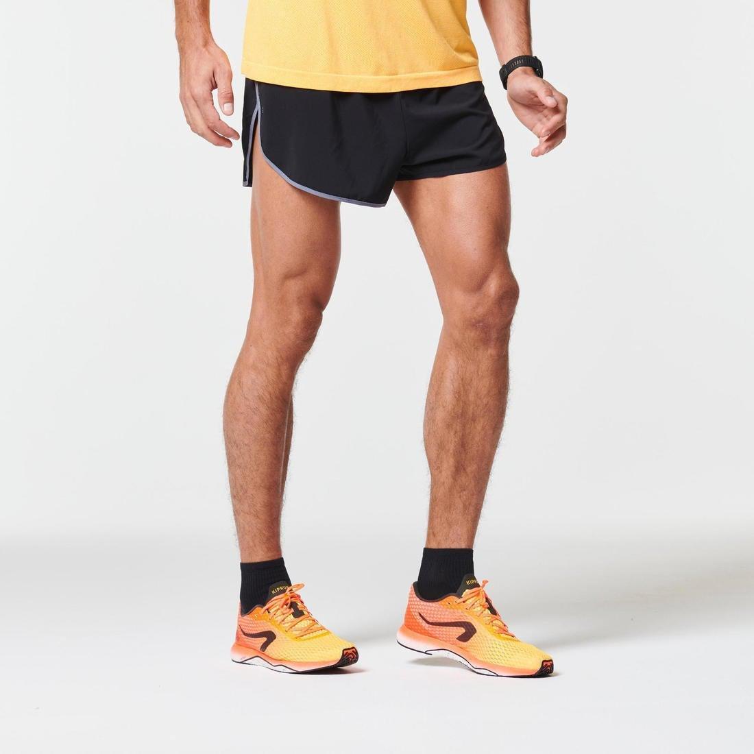 Split Men's Running Shorts, Black, , large image number 7
