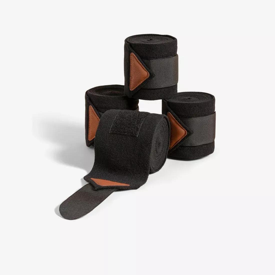 Horse Riding Polo BAndages For Horse And Pony - 4-Pack, White, 5401_000, large image number 1