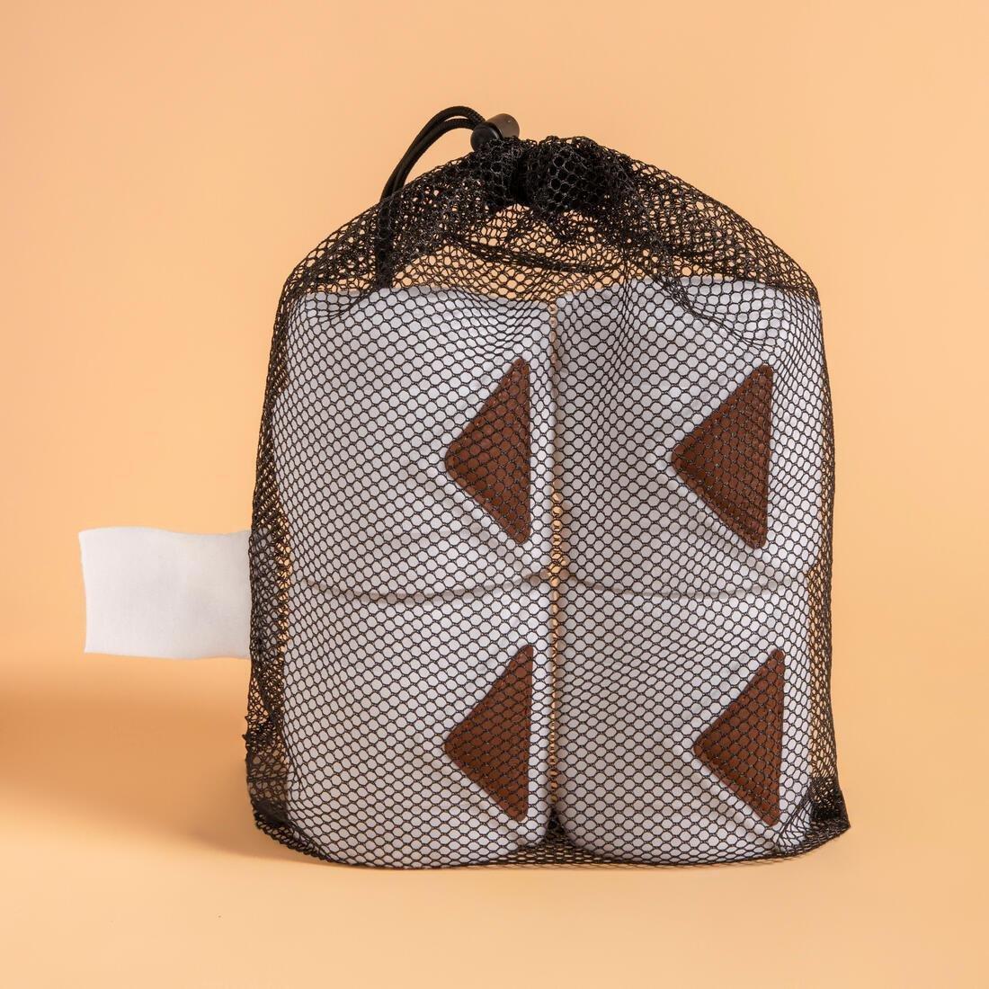 Horse Riding Polo BAndages For Horse And Pony - 4-Pack, White, 5401_000, large image number 8