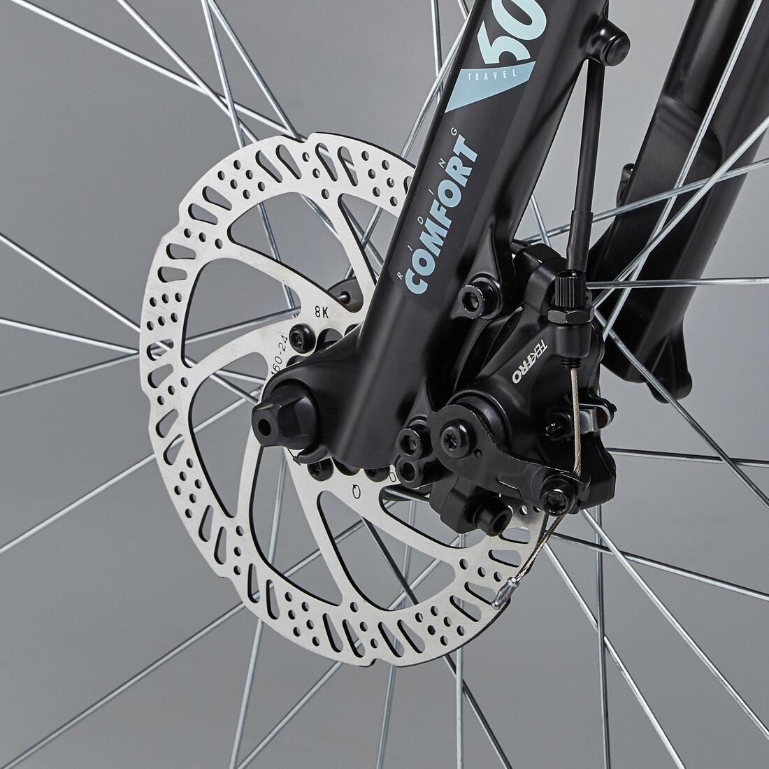 Hybrid Bike Riverside 500, Light Grey, No Color, large image number 3