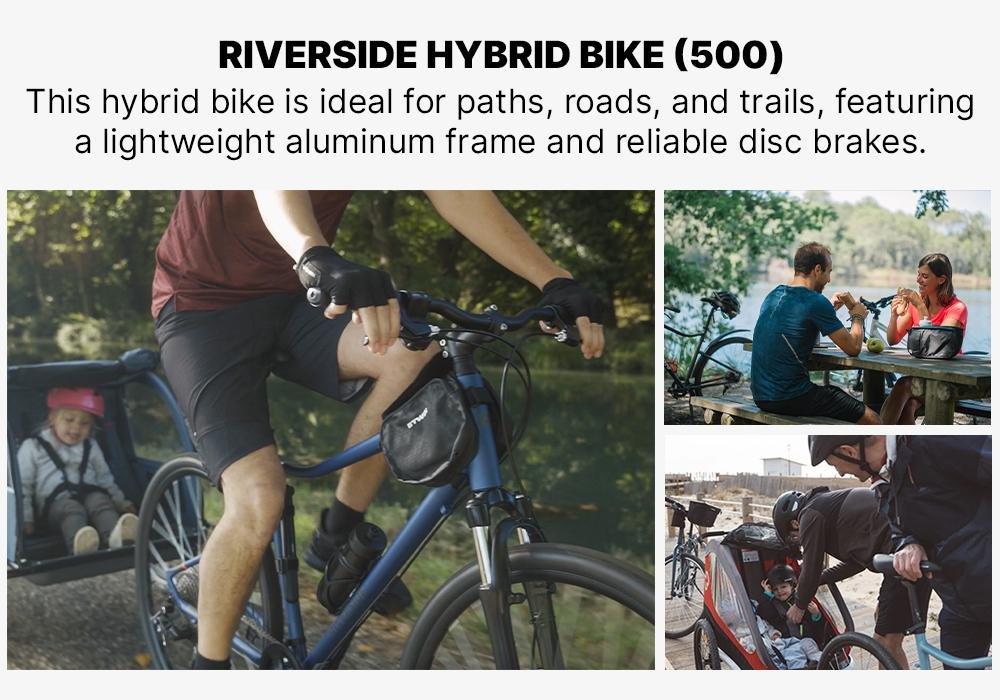 Hybrid Bike Riverside 500, Light Grey, , large image number 18