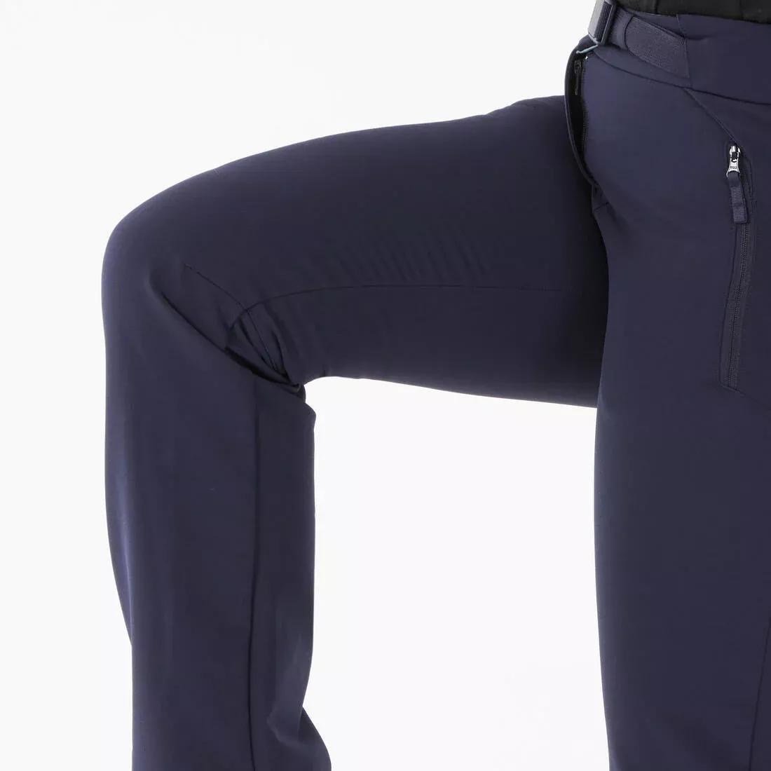 Women Warm Water-Repellent Snow Hiking Trousers - SH500 Mountain, Navy, , large image number 5