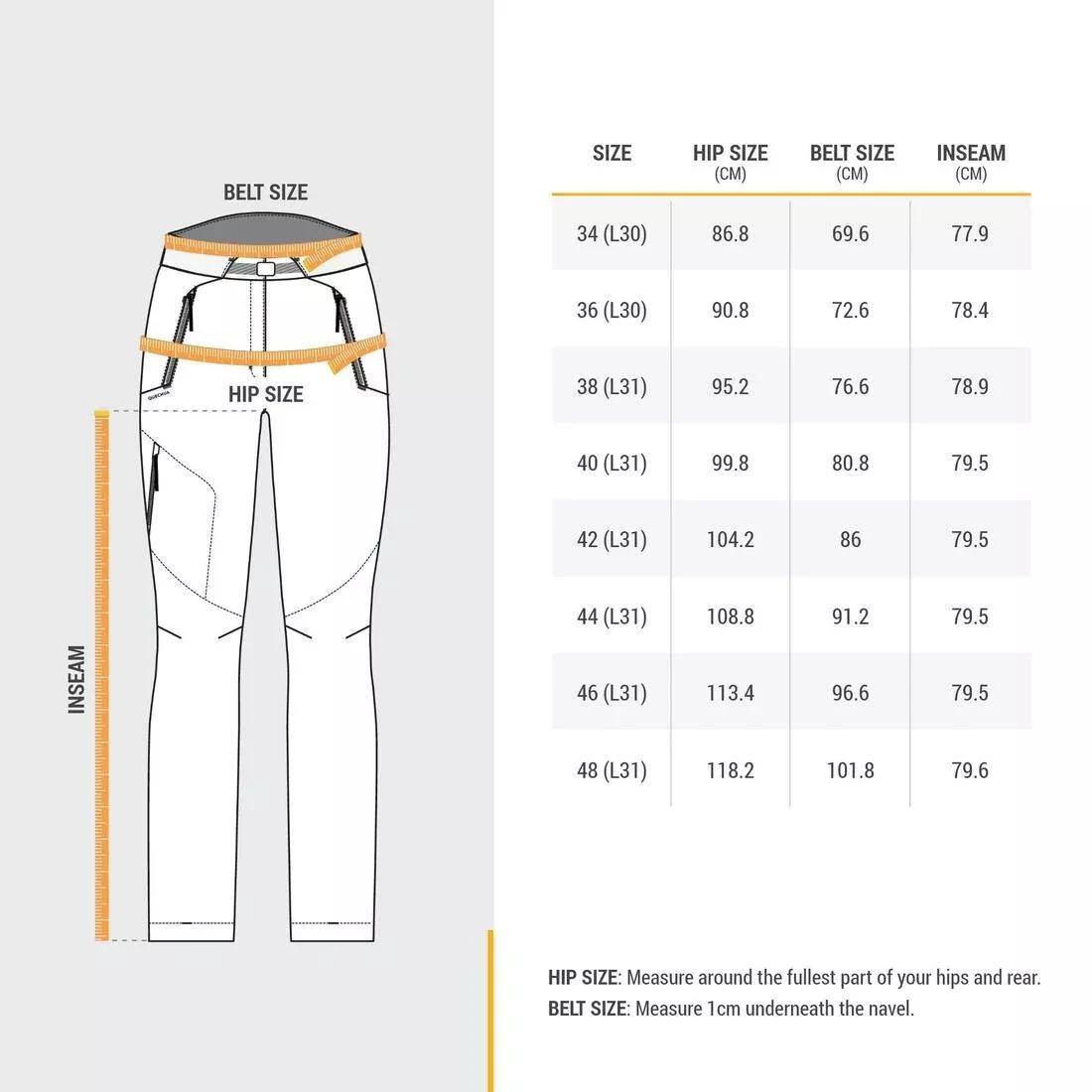 Women Warm Water-Repellent Snow Hiking Trousers - SH500 Mountain, Navy, , large image number 8