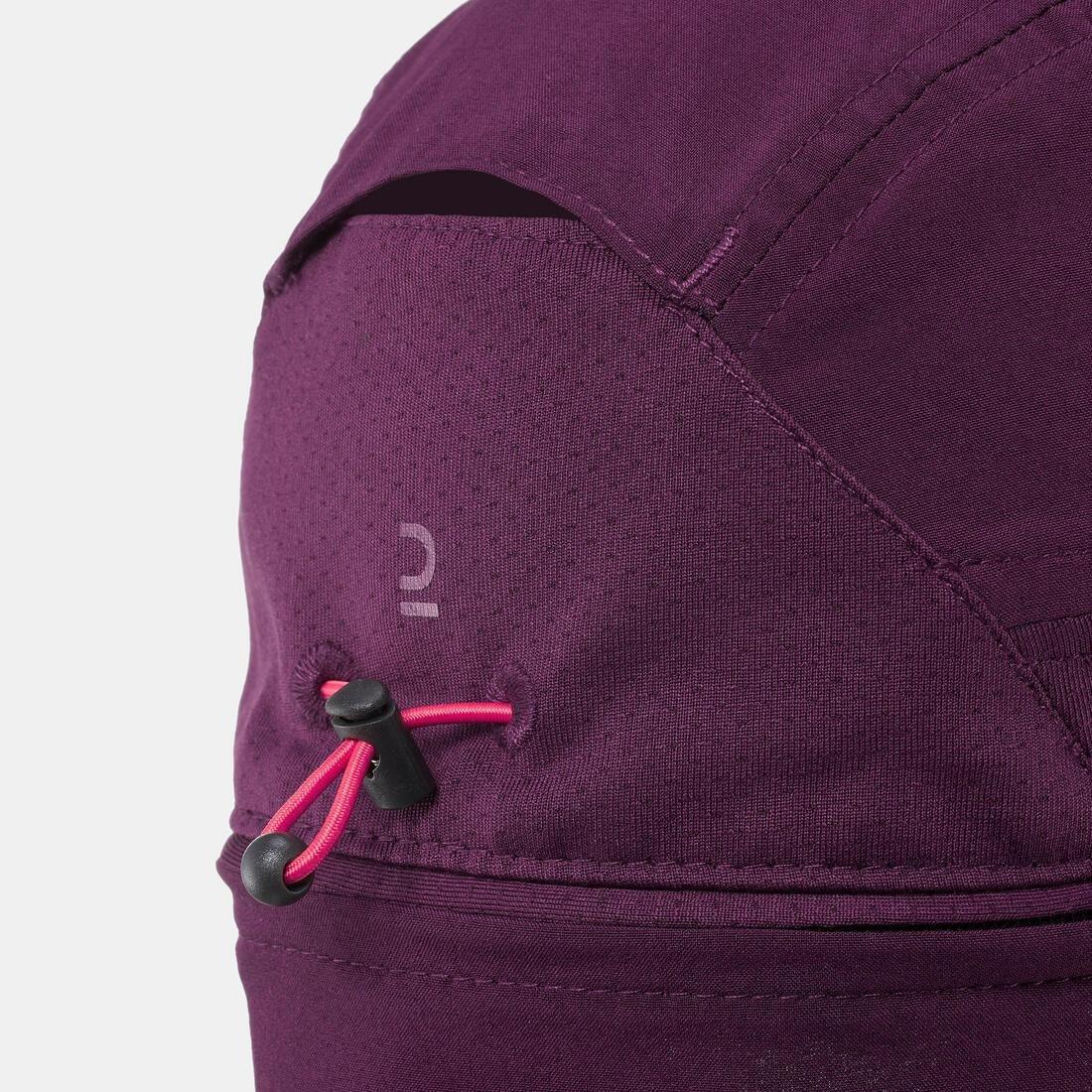Children's Hiking Anti-UV Cap MH500, grape purple, , large image number 3