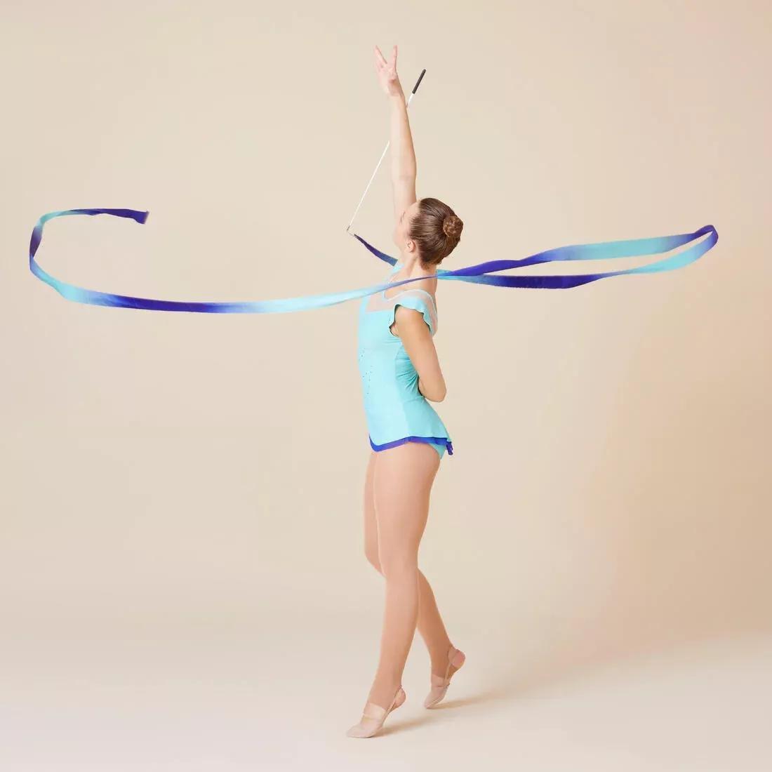 Women Rhythmic Gymnastics (Rg) 6 M Ribbon, Blue, No Color, large image number 10