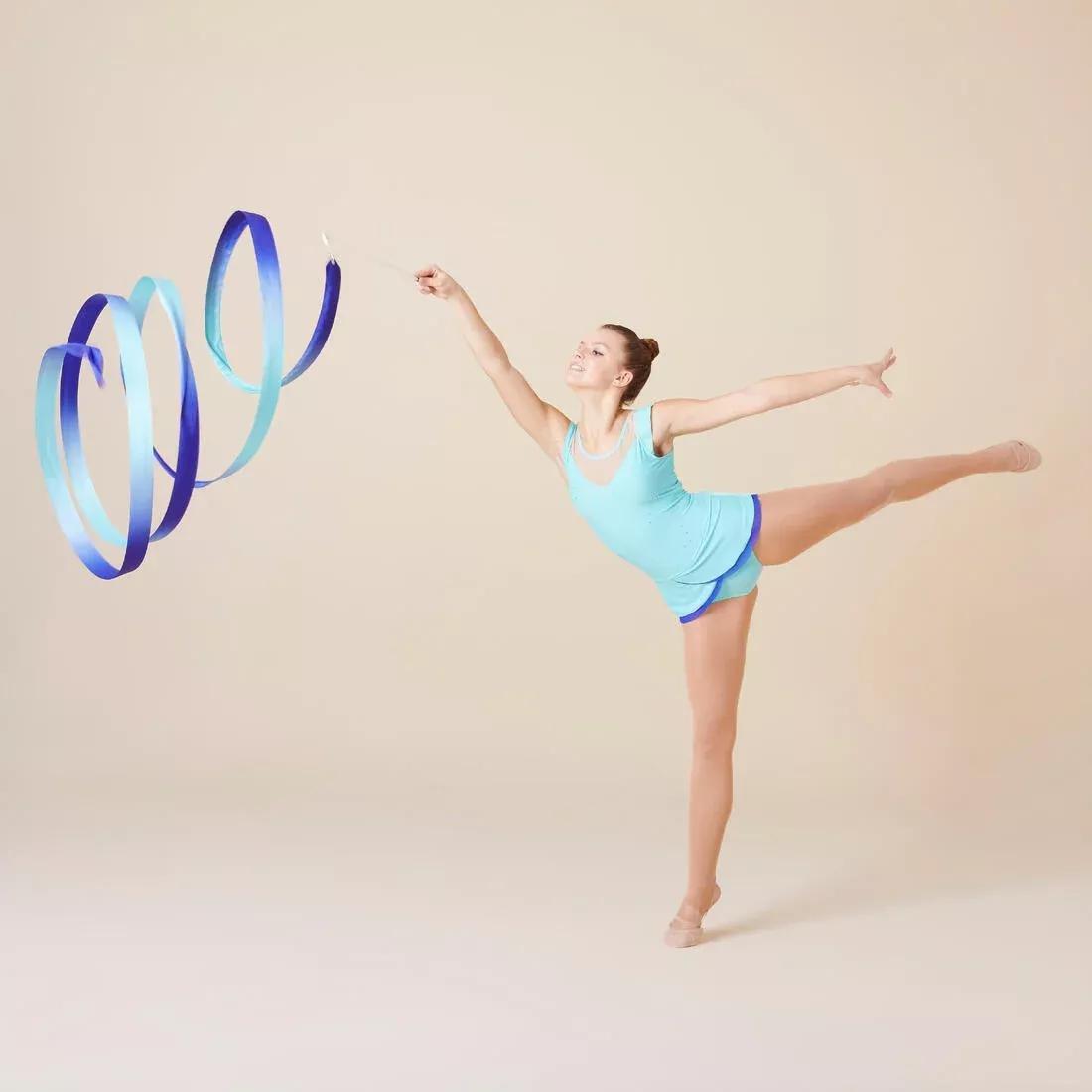 Women Rhythmic Gymnastics (Rg) 6 M Ribbon, Blue, No Color, large image number 12