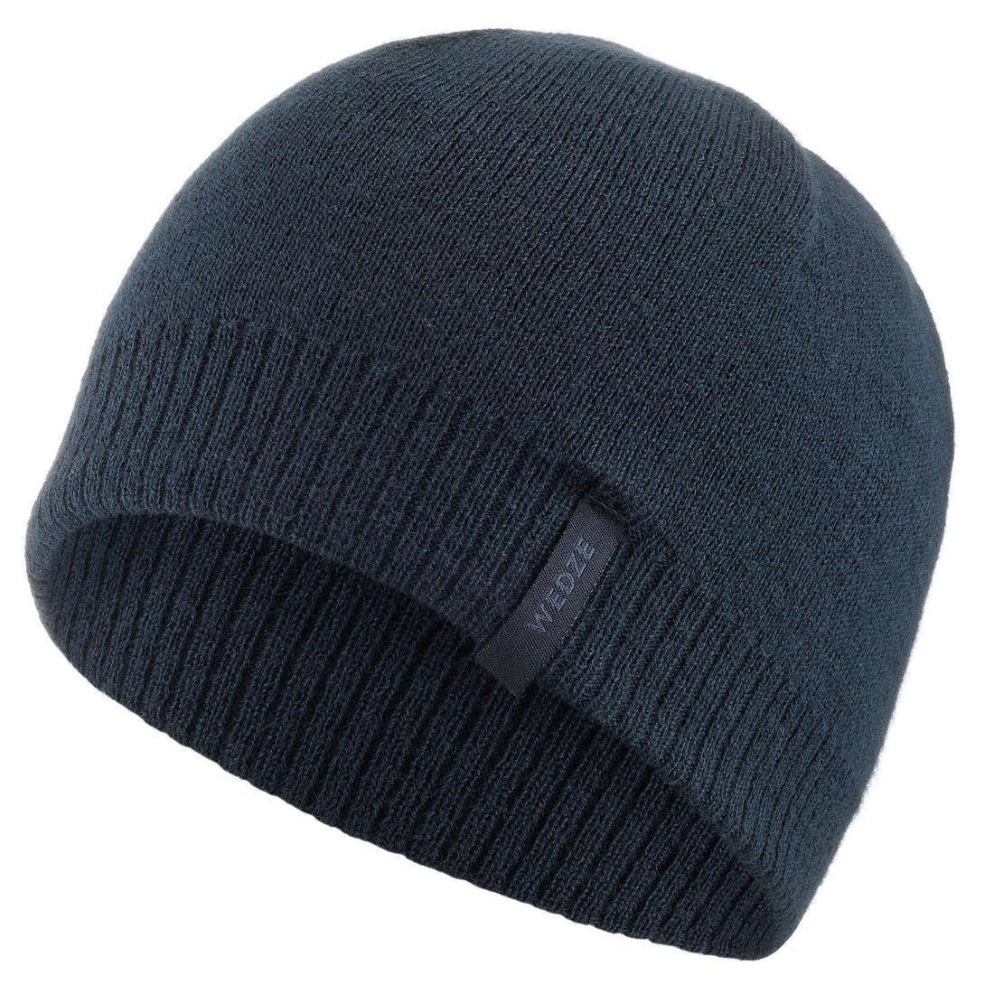 WEDZE - Ski Hat Simple, Dark Blue