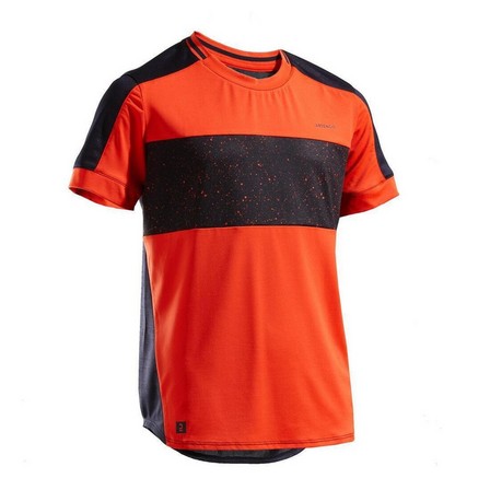 ARTENGO - Boys' Thermal Tennis T-Shirt 500, Red